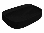 Раковина для ванной Miraggio Lifou 62,7х43,4 см кварцевый песок Mirastone черный 0000991