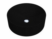 Раковина для ванної Miraggio Ellel Ø46 см кварцовий пісок Mirastone чорний 0000989