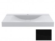 Раковина для ванной Miraggio Fly 1000 кварцевый песок Mirastone черный 0001448