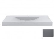 Раковина для ванной Miraggio Fly 1200 кварцевый песок Mirastone серый 0001449