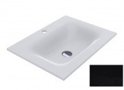 Раковина для ванной Miraggio Jessel 600 кварцевый песок Mirastone черный 0001464