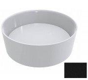 Раковина для ванной Miraggio Lola Ø45 см кварцевый песок Mirastone черный 0001473