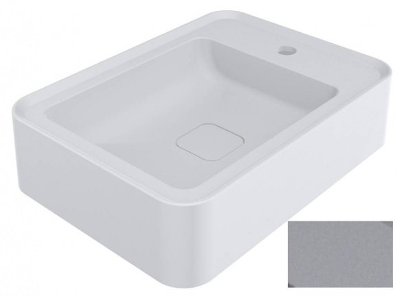 Раковина для ванной Miraggio Marrakesh 380 кварцевый песок Mirastone серый 0001476