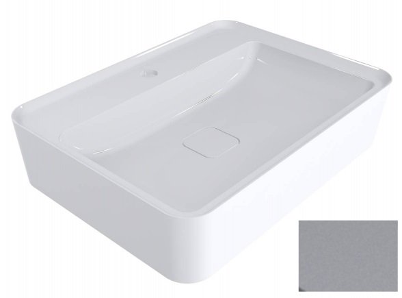 Раковина для ванной Miraggio Marrakesh 600 кварцевый песок Mirastone серый 0001478