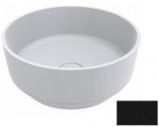 Раковина для ванної Miraggio Marta 420 кварцовий пісок Mirastone чорний 0001481