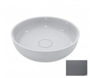 Раковина для ванної Miraggio Moon Ø40 см кварцовий пісок Mirastone сірий 0001495