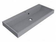 Раковина для ванної Miraggio Varna 1000 кварцовий пісок Mirastone сірий 0000983