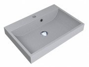 Раковина для ванной Miraggio Varna 600 кварцевый песок Mirastone серый камень 0000449