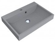 Раковина для ванной Miraggio Varna 600 кварцевый песок Mirastone серый 0000448