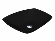 Раковина для ванной Miraggio Lex S 55,5х40 см кварцевый песок Mirastone черный 0000418