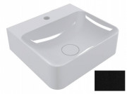 Раковина для ванной Miraggio Seed 43х39 см кварцевый песок Mirastone черный 0001499