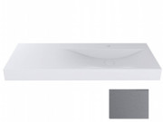 Раковина для ванной Miraggio Viola 1200 кварцевый песок Mirastone серый 0001504