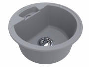 Миття для кухні Miraggio Valencia Ø44,6 см кварцовий пісок Mirastone stone gray 0000055