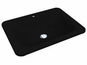 Раковина для ванной Miraggio California 61,4x45,6 см кварцевый песок Mirastone черный 0000386