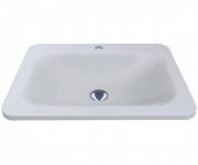 Раковина для ванной Miraggio California 61,4x45,6 см кварцевый песок Mirastone белый 0000389