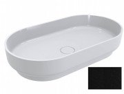 Раковина для ванной Miraggio Marta 750 кварцевый песок Mirastone черный 0001483