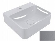 Раковина для ванной Miraggio Seed 43х39 см кварцевый песок Mirastone серый 0001498