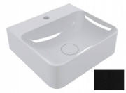 Раковина для ванної Miraggio Seed 43х39 см кварцовий пісок Mirastone чорний 0001499