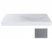 Раковина для ванной Miraggio Viola 1200 кварцевый песок Mirastone серый 0001504