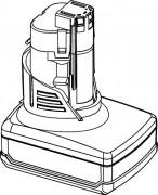 Литий-ионный аккумулятор для беспроводного обжимного инструмента TECE TECEflex RazFaz 3,0 Аг 720210