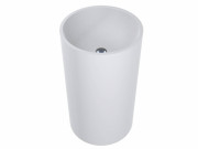 Раковина для ванної Miraggio Cosmos Ø50,3 см литий мармур Mirasoft Technology білий 0001635