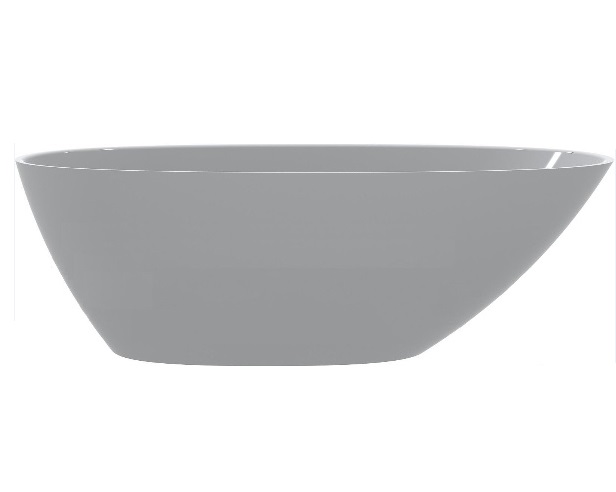 Ванна из искусственного камня Miraggio Melbourne 168,5х75,9 см Mirasoft Technology белый 0001490