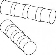 Накладки для ручок TECE пластик 720153