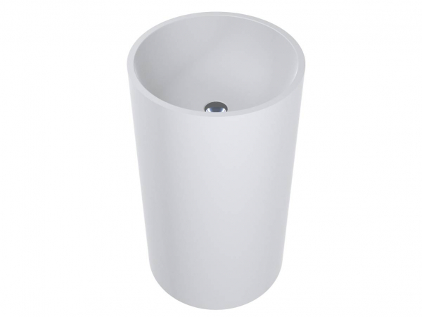 Раковина для ванної Miraggio Cosmos Ø50,3 см литий мармур Mirasoft Technology білий 0001635