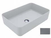 Раковина для ванной Miraggio San Martin 60х40 см кварцевый песок Mirastone серый 0001435