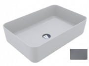 Раковина для ванной Miraggio San Martin 60х40 см кварцевый песок Mirastone серый 0001435