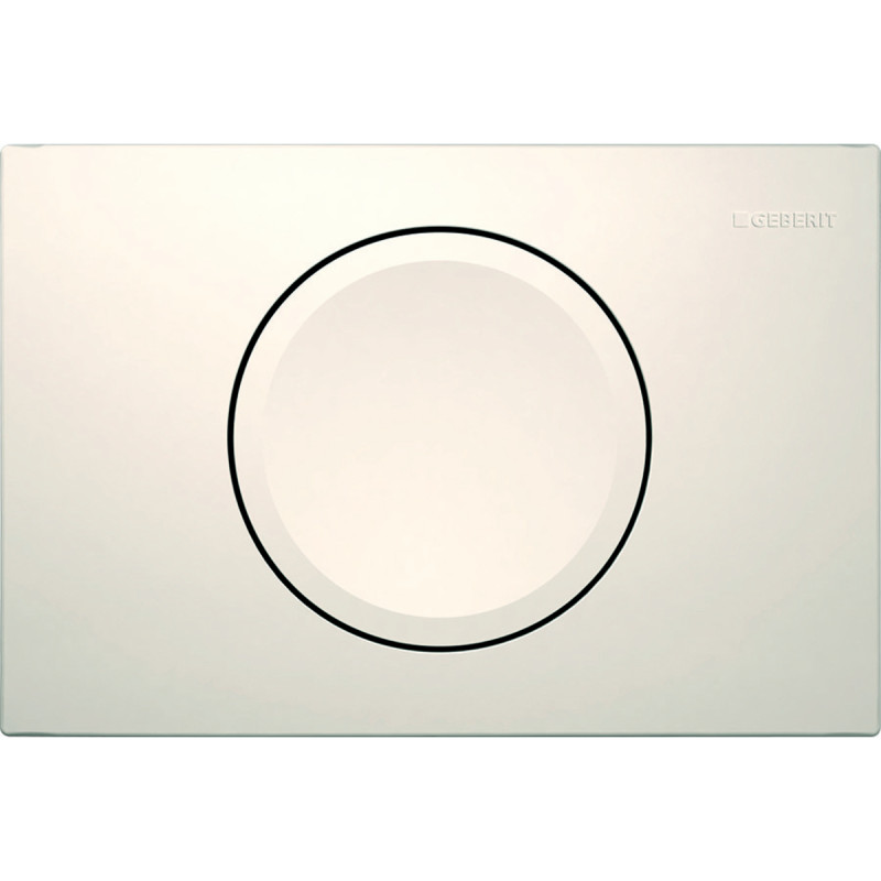 Кнопка смыва Geberit Delta15 смыв/стоп пластик альпийский белый 115.109.11.1