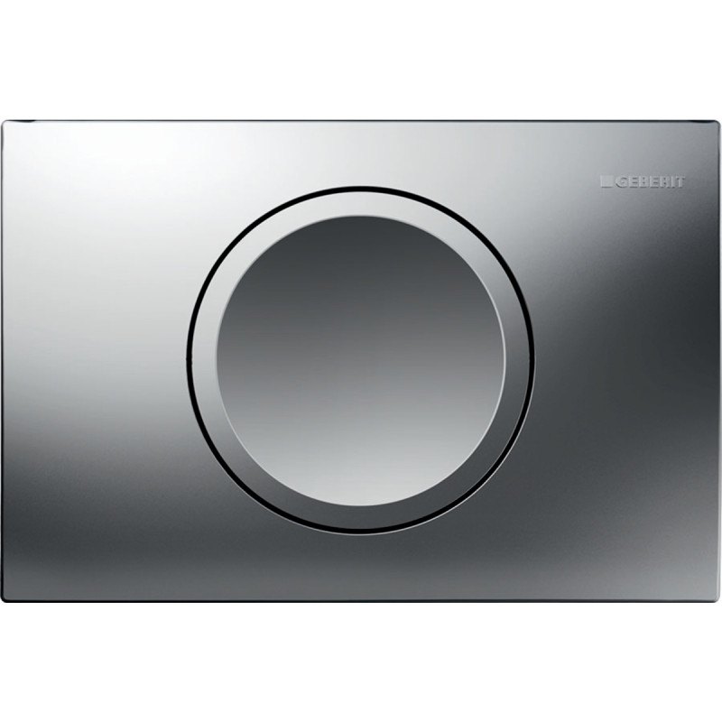 Кнопка смыва Geberit Delta15 смыв/стоп пластик хром матовый 115.109.46.1