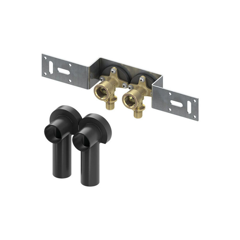 Монтажный комплект TECE с настенными уголками для подключения радиатора 720537