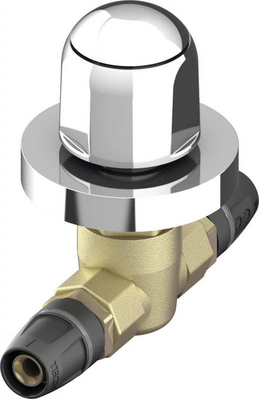 Кран шаровий Tece TECElogo прихованого монтажу 1/2 з декоративною рукояткою 20х20 8780020