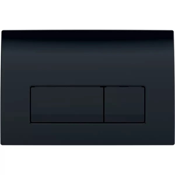 Кнопка смыва Geberit Delta50 двойной смыв пластик черный глянцевый 115.119.DW.1