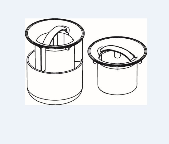 Стакан гідрозатвору TECE ТЕСЕdrainpoint S для сифону DN100 3695004