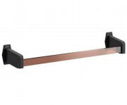 Держатель для полотенец Sonia Luce 50 см латунь/акриловое стекло черный/коричневый 182558