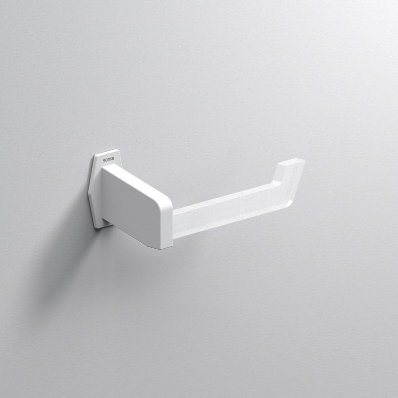 Держатель для туалетной бумаги Sonia Luce открытый латунь/акриловое стекло белый 182701