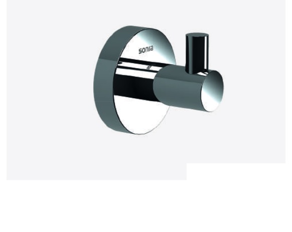 Крючок для ванной Sonia Loop одинарный латунь хром 179749