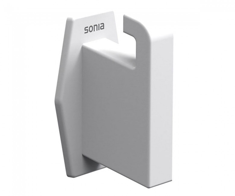 Гачок для ванної Sonia Luce одинарний латунь білий матовий 182718