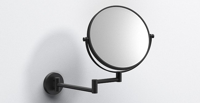 Косметическое зеркало в ванную комнату Sonia Contract-Hospitality латунь черный матовый 182800