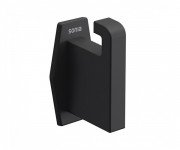 Крючок для ванной Sonia Luce одинарный латунь черный матовый 182497