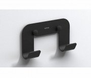 Гачок для ванної Sonia Quick подвійний алюміній чорний матовий 185276