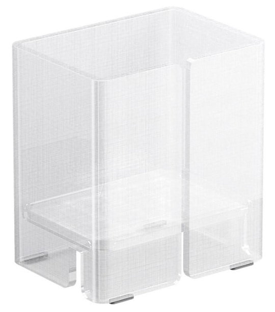 Стакан для зубных щеток Sonia Luce акриловое стекло белый 182732