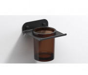 Держатель для стакана для зубных щеток Sonia Quick алюминий черный матовый 185436