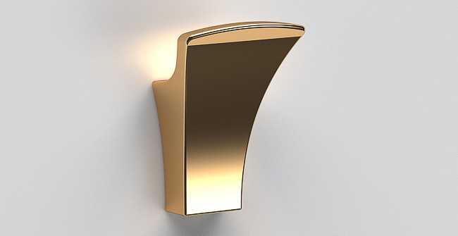 Крючок для ванной Sonia S7 одинарный латунь золото 138364