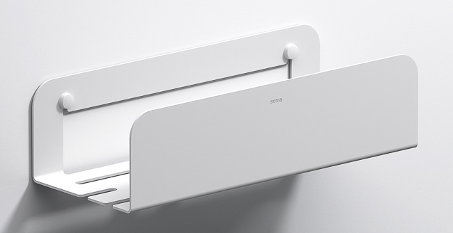 Полиця для ванної Sonia Quick алюміній білий 185092