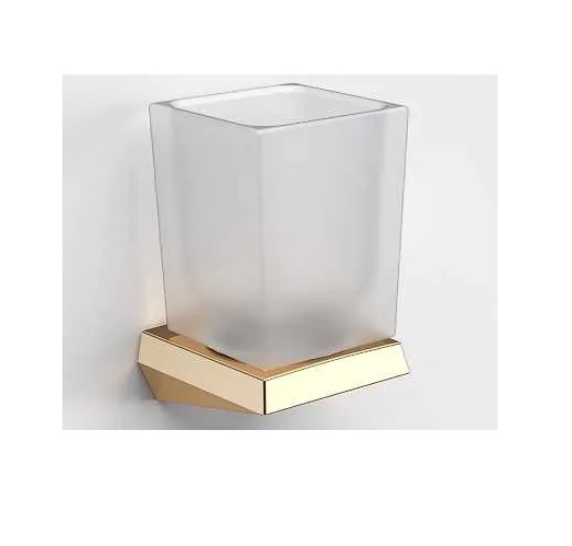 Стакан для зубных щеток Sonia S7 подвесной латунь/стекло золото 164905