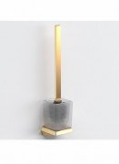 Ершик для унитаза Sonia S7 подвесной латунь/стекло золото 164974