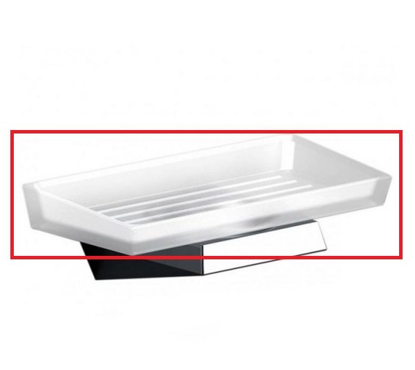 Мыльница для ванной Sonia Spare Parts запасная часть без держателя стекло 161768